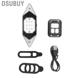 Dsubuy Bike Turn Signal Light  Plastic and Metal Material Tail for Riding Camping