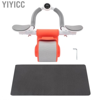 Yiyicc Fitness Plank Aid  Strengthen Muscle Aluminum Alloy Prevent Slip Angle Adjust Timing Thick Elbow Pad for Home Use