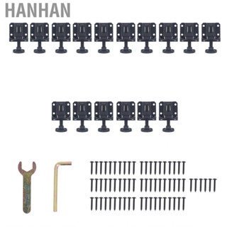 Hanhan 16X Adjust Furniture  er Legs Elastic Hex Nuts Lock Feet BE