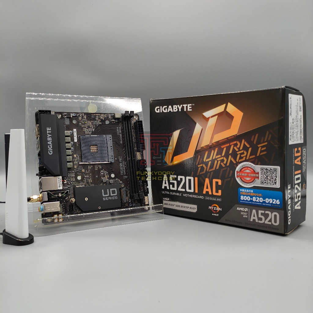 เมนบอร์ด Gigabyte A520I AC Mini ITX AM4