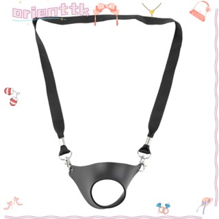 Orienttk Yoke สายคล้องคอ PVC สีดํา สําหรับแก้วไวน์ค็อกเทล