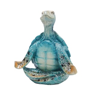 Garden Living Room Gift Home Decor Office Simulated Collectible Indoor Outdoor Meditation Yoga Sea Turtle Statue