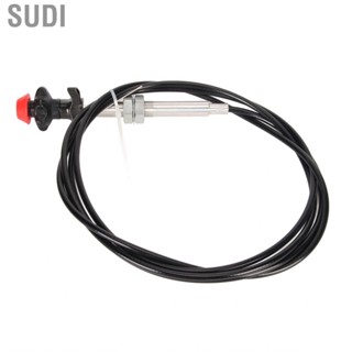 Sudi Control Cable Line  Black Knob Engine Simple Installation Sturdy 2 Inch for Car Truck