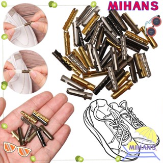 Mih ปลายเชือกผูกรองเท้า DIY อุปกรณ์เสริม สําหรับซ่อมแซมรองเท้า 50 ชิ้น