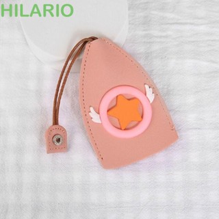 Hilario กระเป๋าใส่กุญแจ แบบดึง กันน้ํา ผู้ชาย ปีกมิกกี้ สตาร์ ประตู เคสกุญแจ หนัง PU แม่บ้าน ที่ใส่กุญแจ