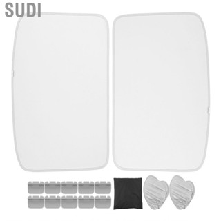 Sudi Car Glass Roof Sunshade Split Type Gray Window Heat Blocking Shades Replacement for Tesla Model 3 2018 to 2023