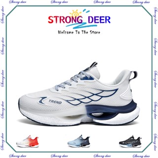 【STRONG Deer】รองเท้าผ้าใบ รองเท้าวิ่งมาราธอน ดูดซับแรงกระแทก ไซซ์ 36-45