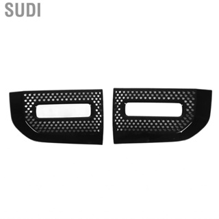 Sudi Front Grill Fog Lamp Bezel  Wear Proof Gloss Black LR129432 Perfect Fit Bumper Grille for Defender 90 110 130