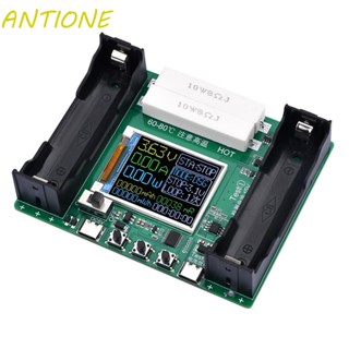 Antione โมดูลทดสอบความจุแบตเตอรี่ลิเธียม หน้าจอ LCD Type-C MAh 18650