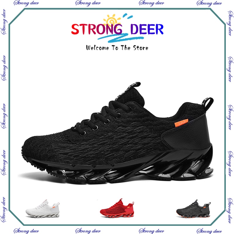 【STRONG Deer】รองเท้าผ้าใบ รองเท้าวิ่งมาราธอน ดูดซับแรงกระแทก ไซซ์ 36-47