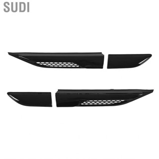 Sudi 4pcs Gloss Black Fender Grille Vent Door Trim Molding LR027321 Replacement for Land Rover Range Evoque L538 2012-2018