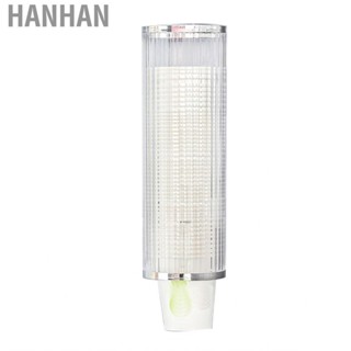 Hanhan Plastic Disposable Paper Cup Dispenser Wall Mount Pull Type