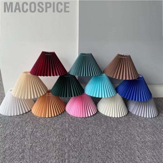 Macospice E27 Lampshade  Dazzling Table Lamp Shade Fabric Bedroom for Household Office