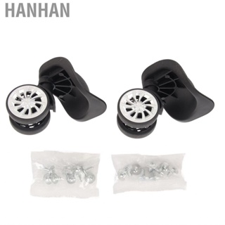 Hanhan Luggage Suitcase Wheels Lockable Caster Antiwear Durable with Screws for