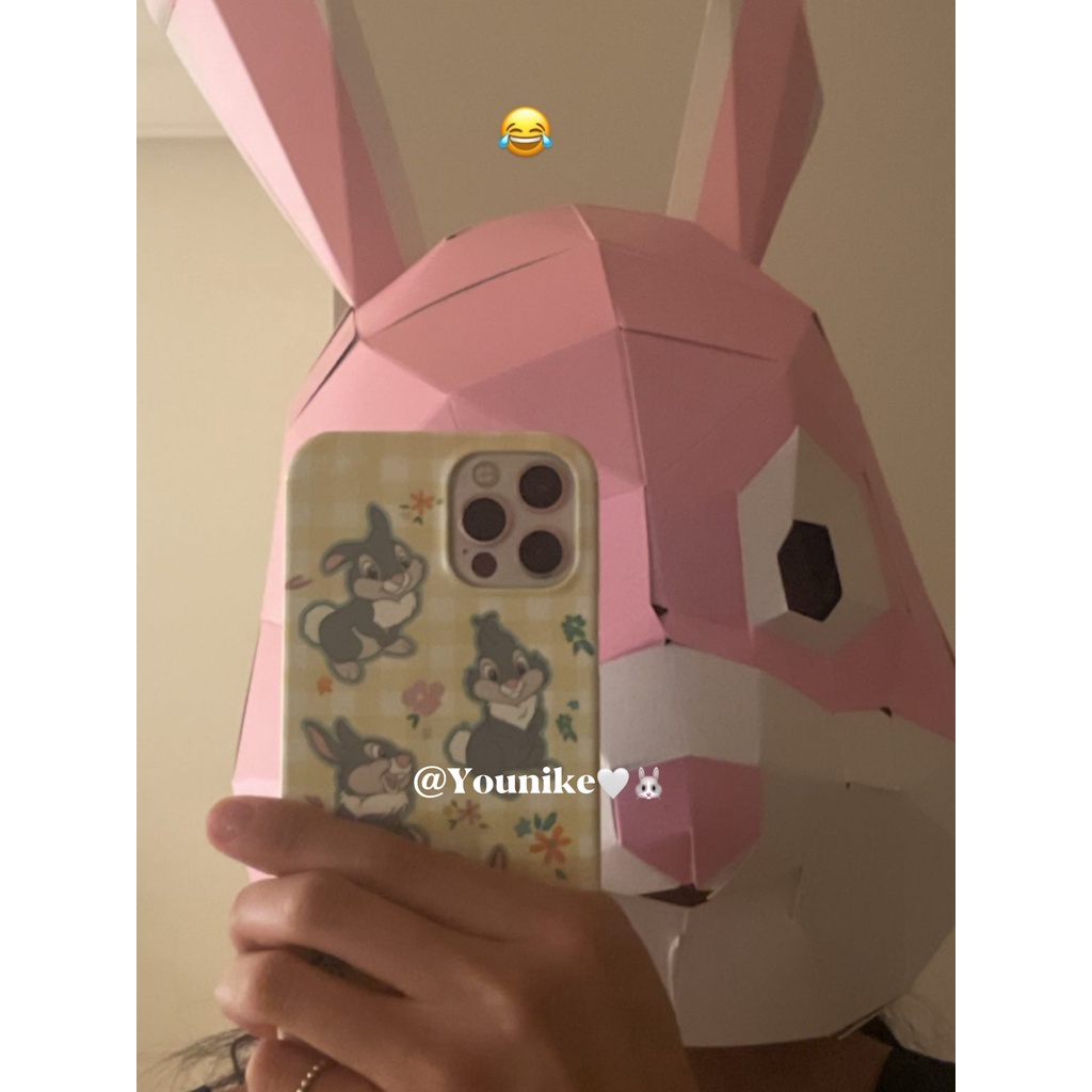 เคสป้องกันโทรศัพท์มือถือ ลายกระต่ายน่ารัก สีสันสดใส สําหรับ Apple Iphone 13pro 14promax 11 12 14