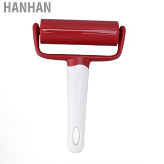 Hanhan Plastic Small Rolling Pin Hangable Prevent Deformation T Type Easy Cleaning Dough Roller Slip Proof with Handle for Cake Pie