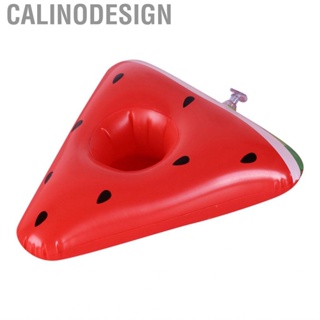 Calinodesign Inflatable Drink Holder  Space Saving Fashion Watermelon Pizza Shape Cute Pool Floats for Party