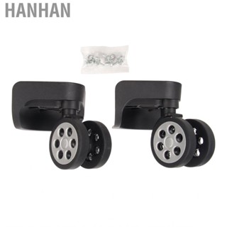 Hanhan Universal Luggage Wheels  Replacement 360 Degree Rotation Quiet Operation for Maintenance