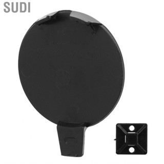 Sudi Front Bumper Tow Hook Cover Easy To Install Eye Lid Durable Reliable 108417300E Black for Model 3 2017 2023