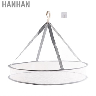 Hanhan Quality Folding Drying Rack Hanging Clothes Laundry Sweater  Dryer Net US