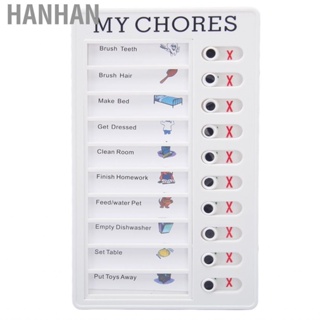 Hanhan RV Checklist Board With Slider DIY Arrangement Detachable Schedule Planner