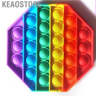 Keaostore Portable Push Bubble Sensory Toy Silicone Anxiety Fatigue Relief Squeeze