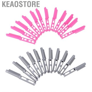 Keaostore 12pcs Hair Root Perm Rods Hollow  Styling Accessory For Barbe