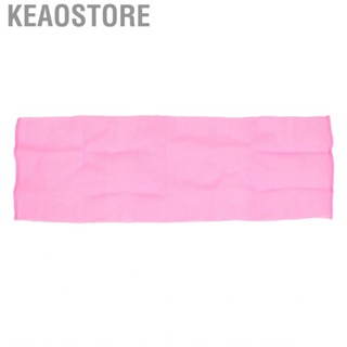 Keaostore Exfoliating Washcloth Durable Rose Red Textured Appearance Soft Comfortable Lightweight Portable Scrubber for Shower