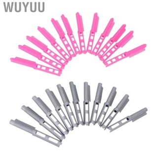 Wuyuu 12pcs Hair Root Perm Rods Hollow  Styling Accessory For Barbe