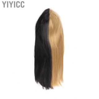 Yiyicc Stylish Wig  Natural Look Synthetic Straight for Women Girls Christmas Party Stage Performance