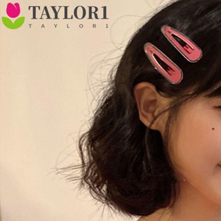 Taylor1 ชุดกิ๊บติดผม รูปหยดน้ํา ขนาดเล็ก น่ารัก สีแคนดี้ สร้างสรรค์ DIY สําหรับผู้หญิง