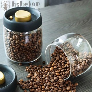 Hshelan ขวดโหลสูญญากาศ สําหรับเก็บเมล็ดกาแฟ