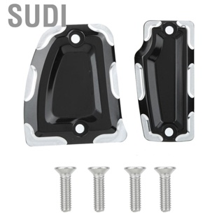 Sudi Motorcycle Black Billet Front Rear Brake Master Cylinder Cover Fit for Indian 20152016 2017 2018 2019 Ornamental