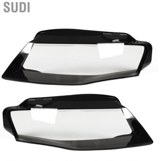 Sudi for Audi A4 B8 Headlight Headlamp Lens Cover UV Protection Clear Headlights  Replacement Car Accessories