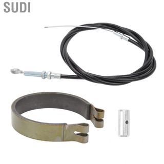 Sudi 4in Rear Brake Band Pins Kit with 1.55m Throttle Pull Cable for Go Kart Yard Cart Mini Bike ATV Pin