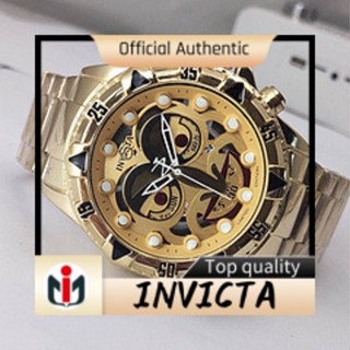 พร้อมส่ง นาฬิกาข้อมือควอตซ์ สายเหล็ก สําหรับผู้ชาย INVICTA INVICTA