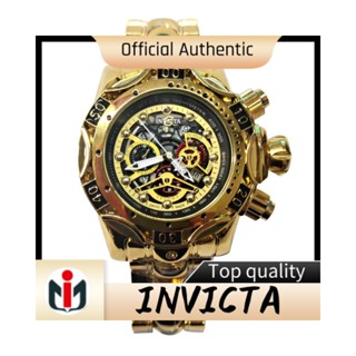 Invicta INVICTA INVACTA นาฬิกาข้อมือควอทซ์ลําลอง หน้าปัดขนาดใหญ่ กันน้ํา แฟชั่นสําหรับผู้ชาย