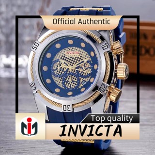 Invicta invicta นาฬิกาข้อมือควอตซ์แฟชั่น สายแสตนเลส หน้าปัดขนาดใหญ่ สําหรับบุรุษ