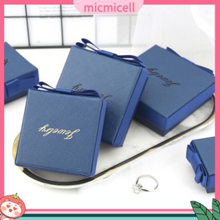Mic_ กล่องเก็บเครื่องประดับ สร้อยข้อมือ แหวน สร้อยคอ อเนกประสงค์ พร้อมฟองน้ํา แบบพกพา