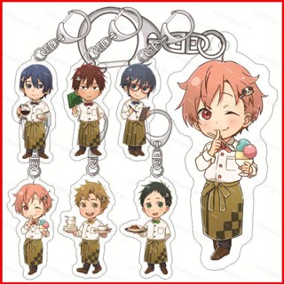 Yb1 Tsurune: Kazemai High School พวงกุญแจอะคริลิค จี้การ์ตูนอนิเมะน่ารัก สไตล์ญี่ปุ่น สําหรับห้อยกระเป๋า