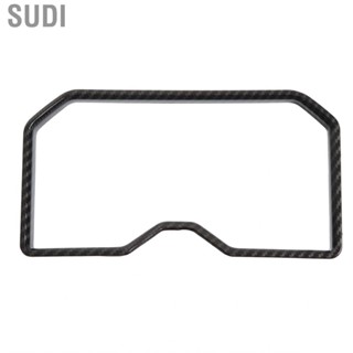 Sudi Central Armrest Cup Holder Decor  Carbon Fiber Patten Traceless Installation Front Drain Decorative Frame for