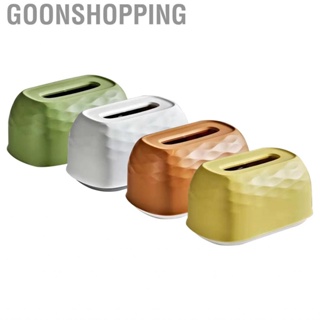 Goonshopping Napkin Holder Case  Odorless Practical Fashionable Desktop Tissue Box for Living Room Kitchen