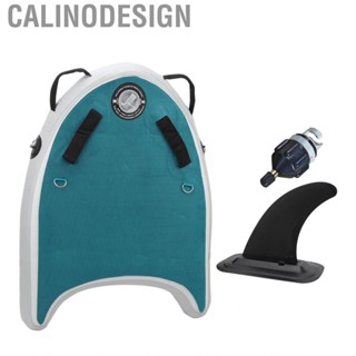 Calinodesign Swimming Surfing Board Inflatbale PVC Safe Handles Floating Surf Resilient Wide Application for Adults Pool