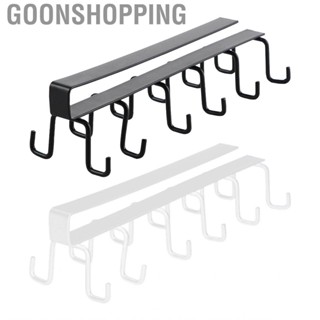 Goonshopping Kitchen Utensil Holder Hanger  Double Row Hook Organizer Excellent Ventilation Bearing  for Restaurant