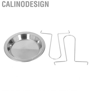 Calinodesign Chicken Roaster Rack  Stainless Steel Healthy Prevent Stick Roasting Pan Sturdy for Camping Outdoor