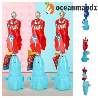 Oceanmapdz ตัวปล่อยแผ่นบิน อุลตร้าแมน กัปตันอเมริกา สนุก อะนิเมะหมุนได้ ของเล่นสไปเดอร์แมนบิน ของขวัญวันเกิด