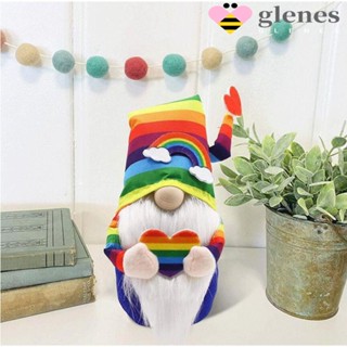 Glenes ตุ๊กตาหนวดเครา สีรุ้ง ไร้หน้า เป็นมิตรกับสิ่งแวดล้อม หลากสีสัน