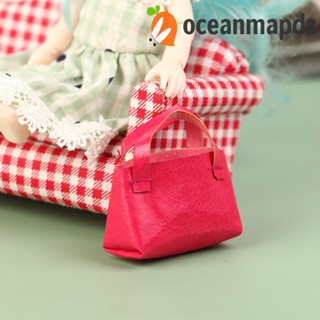 Oceanmapdz กระเป๋าหนังจําลอง ขนาดเล็ก กระเป๋าถือ ตัวเลือกหลายสี อุปกรณ์ตกแต่ง ของขวัญ ผ้าสี่เหลี่ยม ขนาดเล็ก