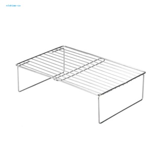 Nlshime ชั้นวางจานสเตนเลส ประหยัดพื้นที่ ขนาดใหญ่ จุของได้เยอะ สําหรับจัดระเบียบเครื่องครัว และขวดเครื่องปรุง