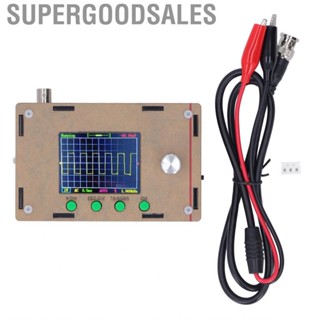 Supergoodsales Oscilloscope 0-200KHz High Accuracy 200Khz Bandwidth 2.4in LCD DC 9V Various Modes Handheld for Maintenance